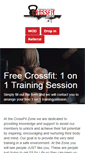 Mobile Screenshot of crossfitzone.ca